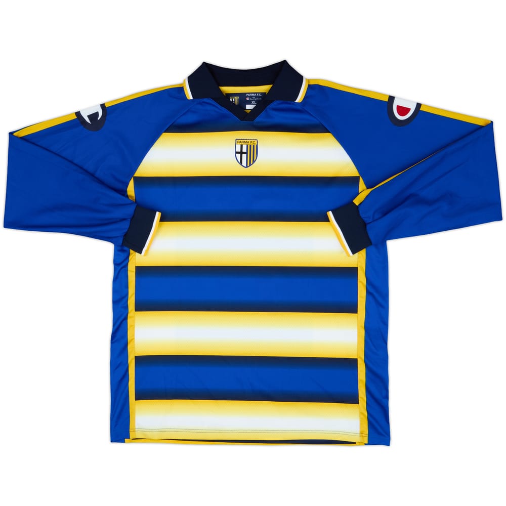 Camiseta de local del Parma 2004-05 versión de partido juvenil L/S #16