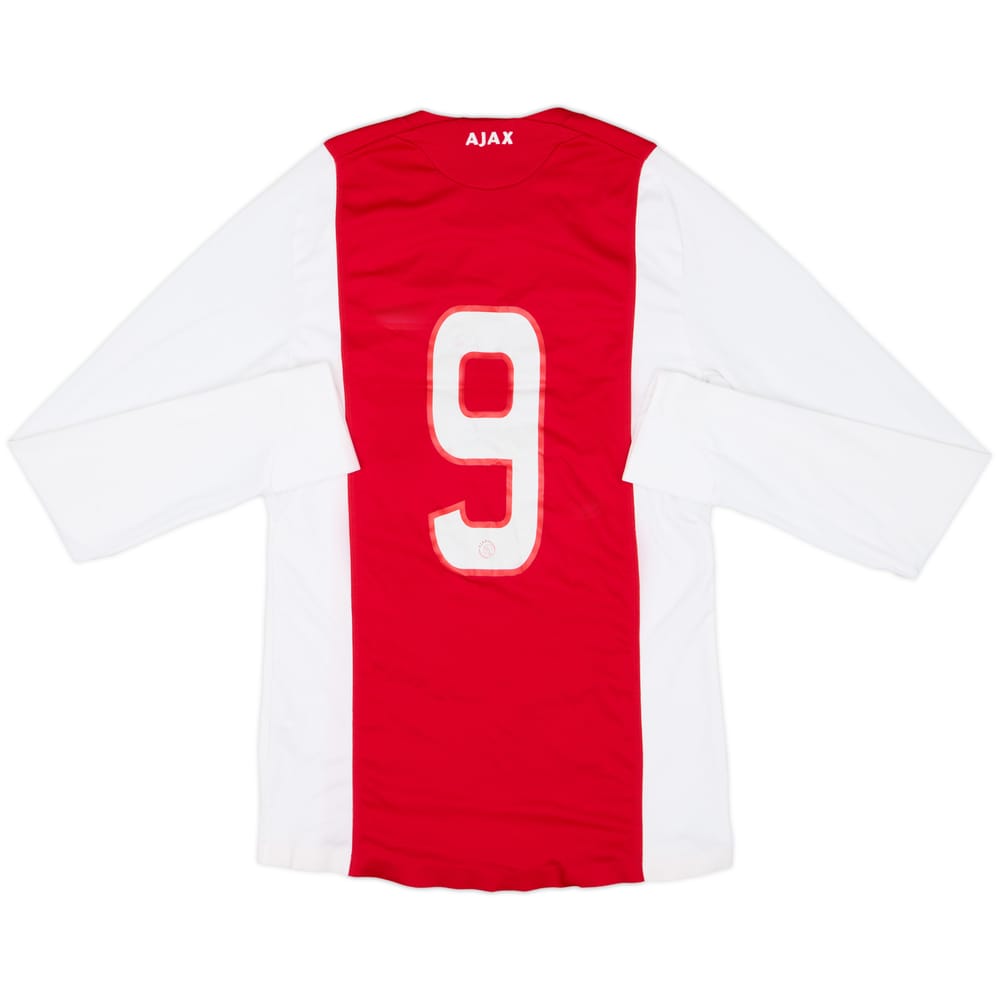 2008-09 Ajax Player Issue Home L/S Shirt #9 - 6/10 - (S)