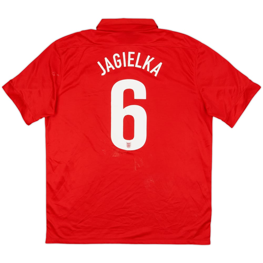 2013 England Away 150th Anniversary Shirt Jagielka #6 - 6/10 - (XL)