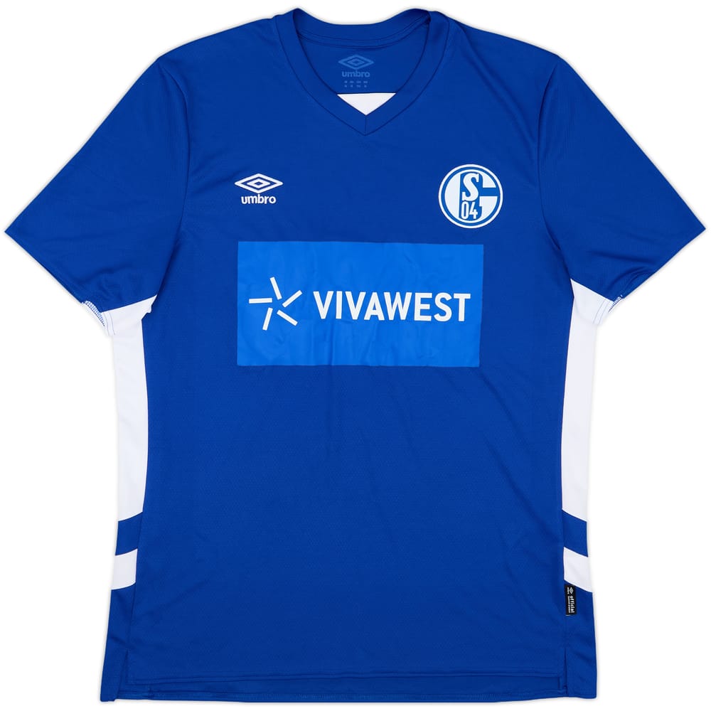 2021-22 Schalke Home Shirt - 9/10 - (XL)