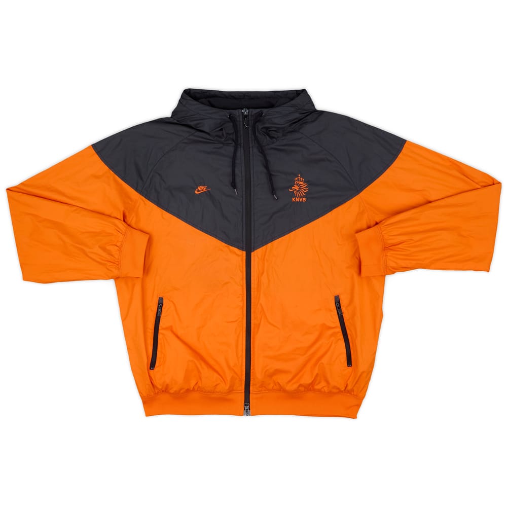 2008-09 Netherlands Nike Hooded Track Jacket - 8/10 - (L)
