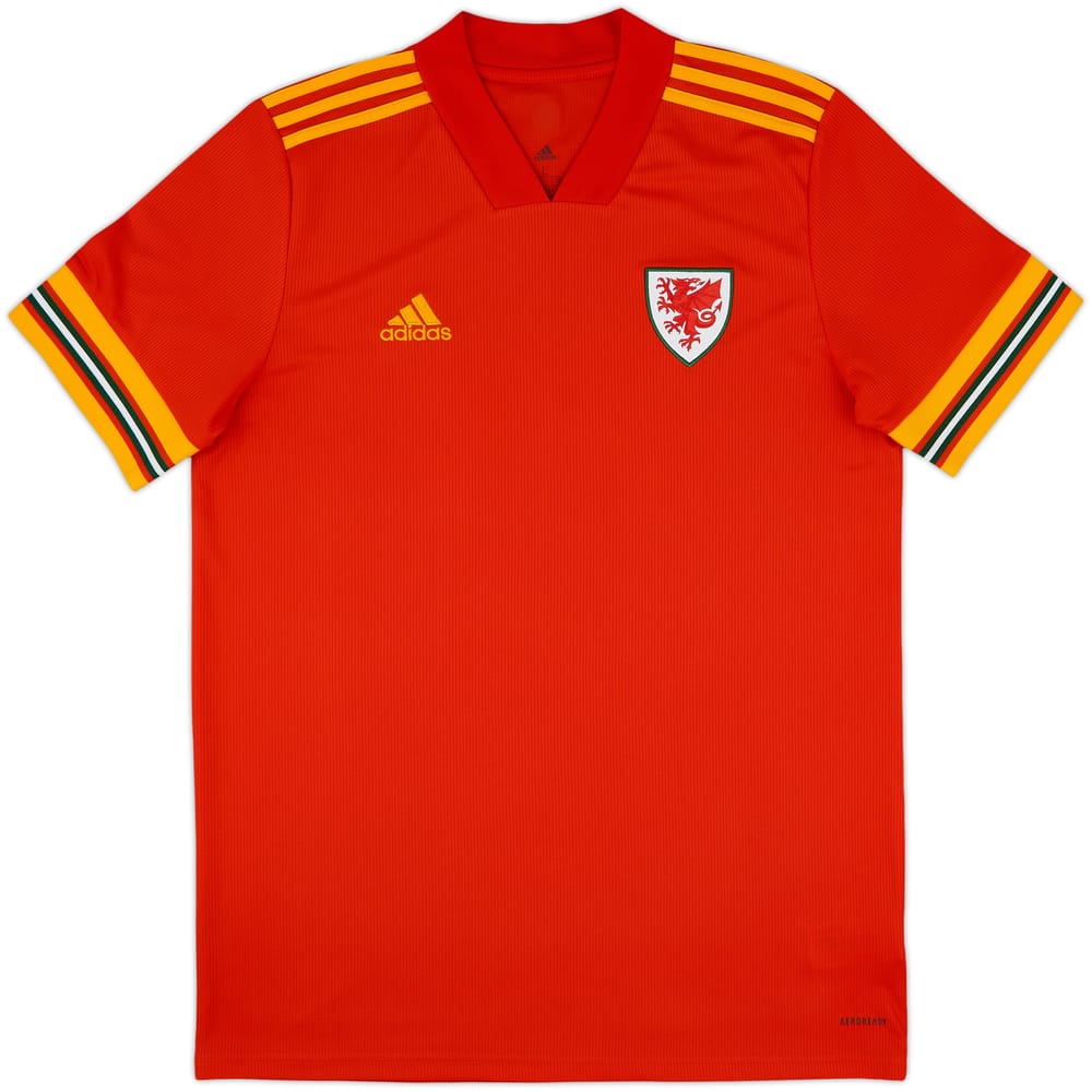 2020-21 Wales Home Shirt - 10/10 - (L)
