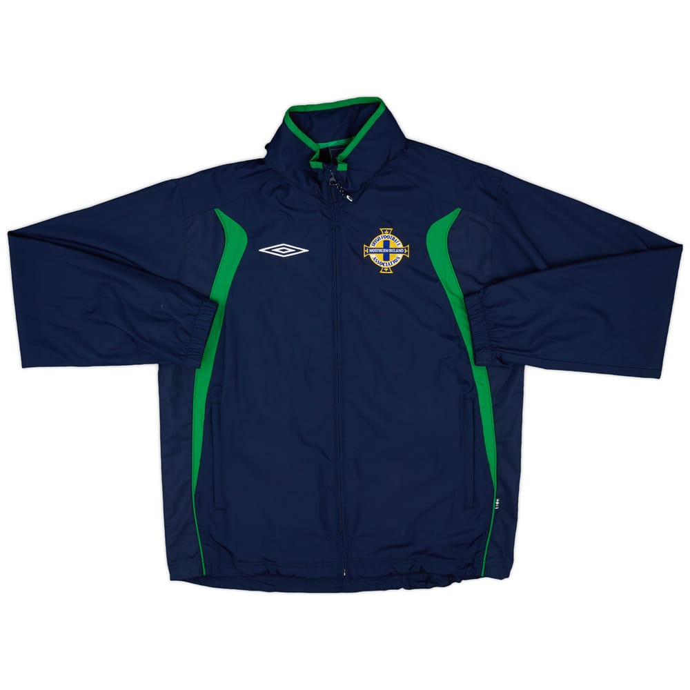 2007-08 Northern Ireland Umbro Hooded Rain Jacket - 8/10 - (L)