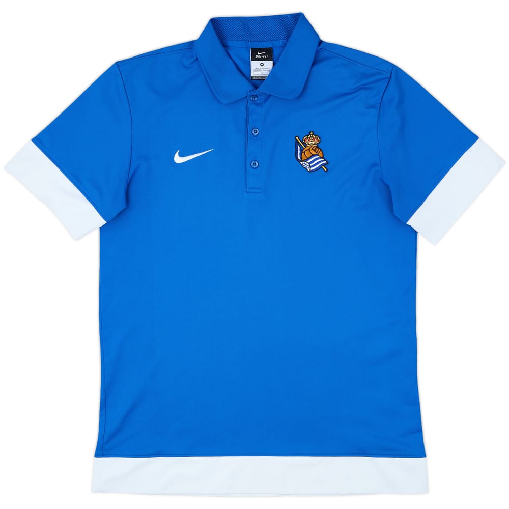 2013-14 Real Sociedad Nike Polo Shirt - 9/10 - (M)