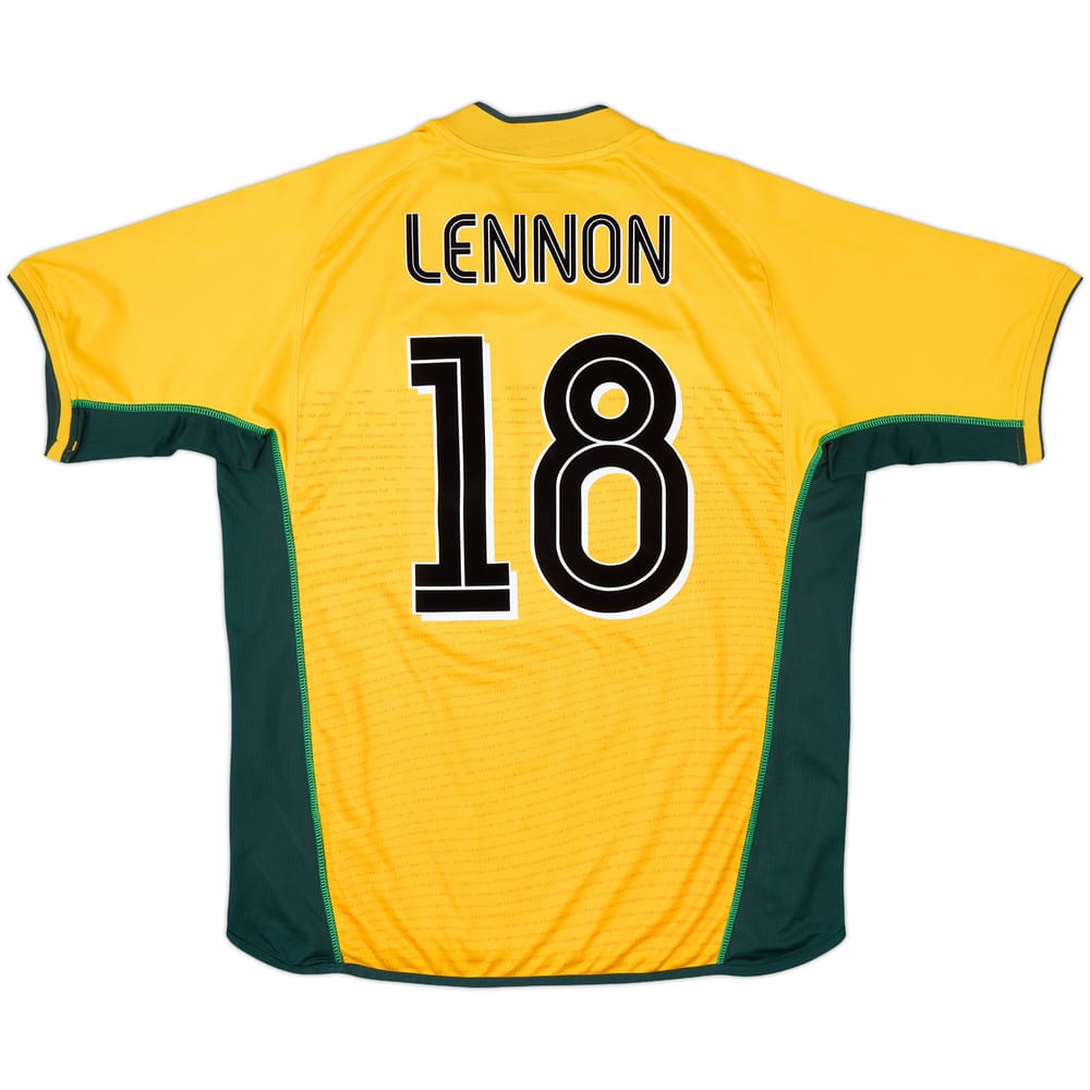 2002-03 Celtic Away Shirt Lennon #18 - 10/10 - (L)