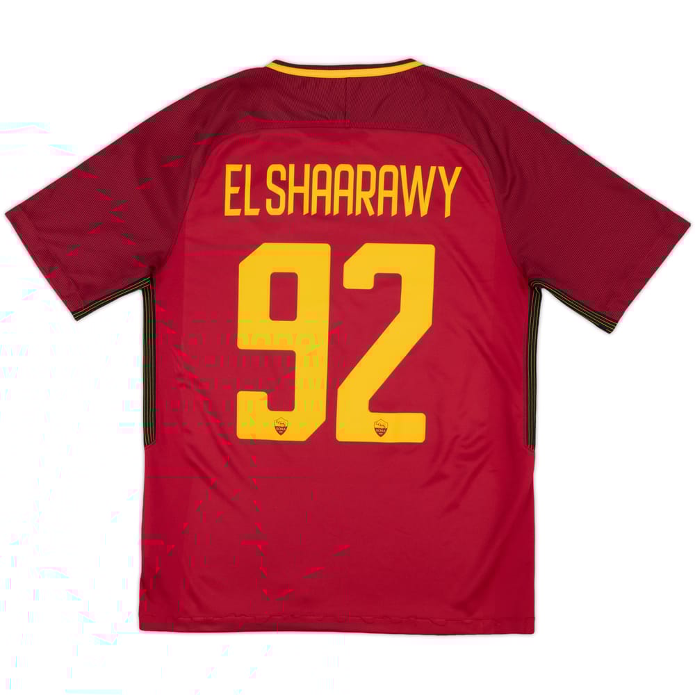 2017-18 Roma Home Shirt El Shaarawry #92 - 7/10 - (M)