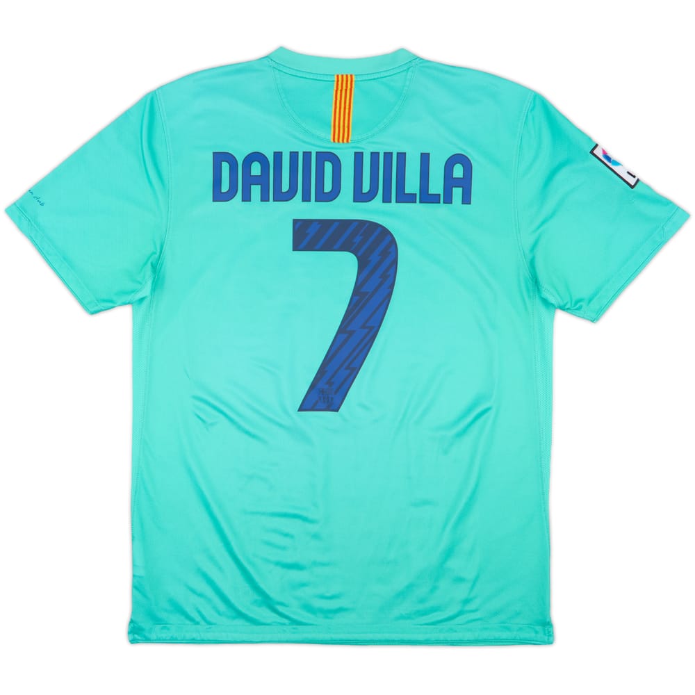 2010-11 Barcelona Away Shirt David Villa #7 - 8/10 - (L)