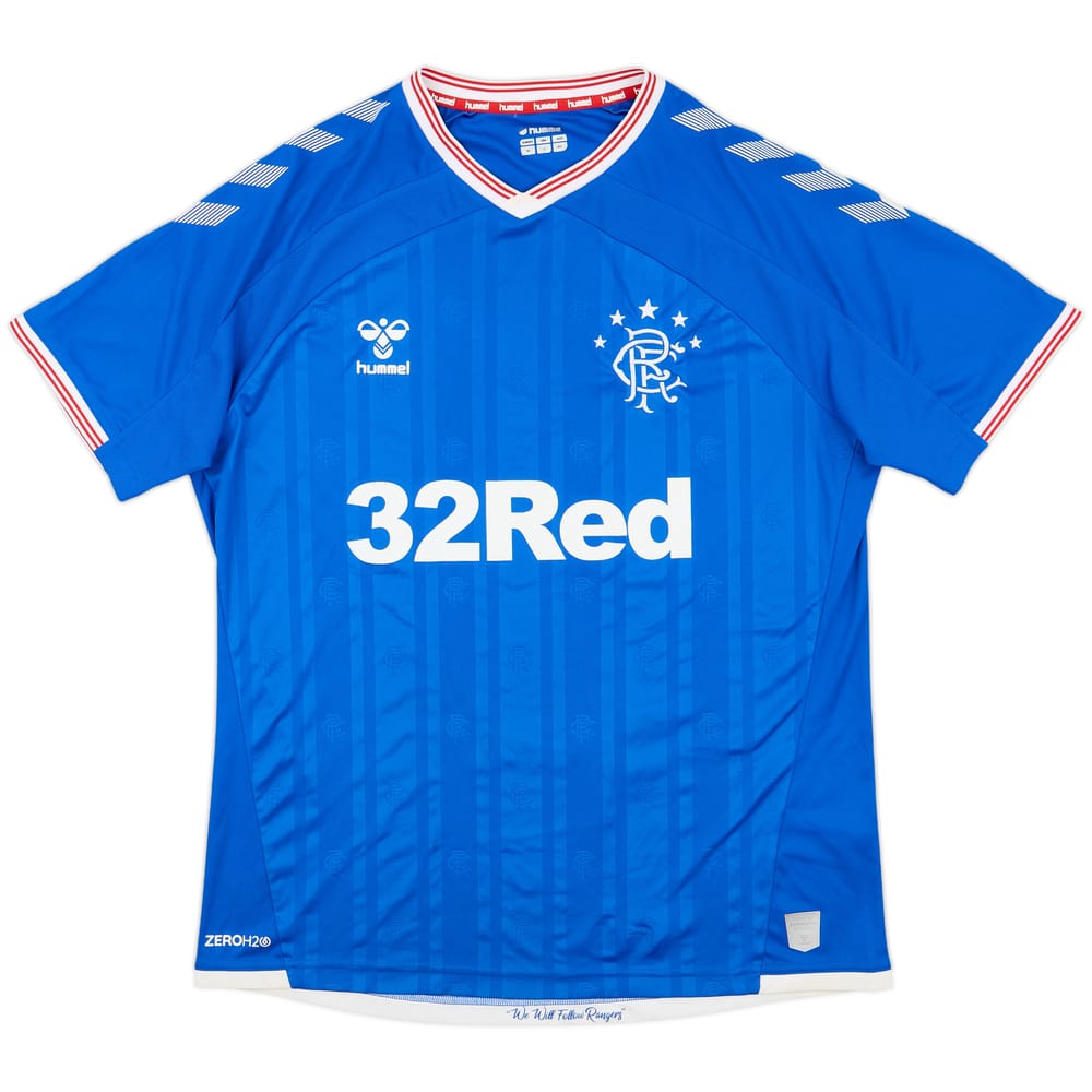 2019-20 Rangers Home Shirt - 9/10 - (XL)