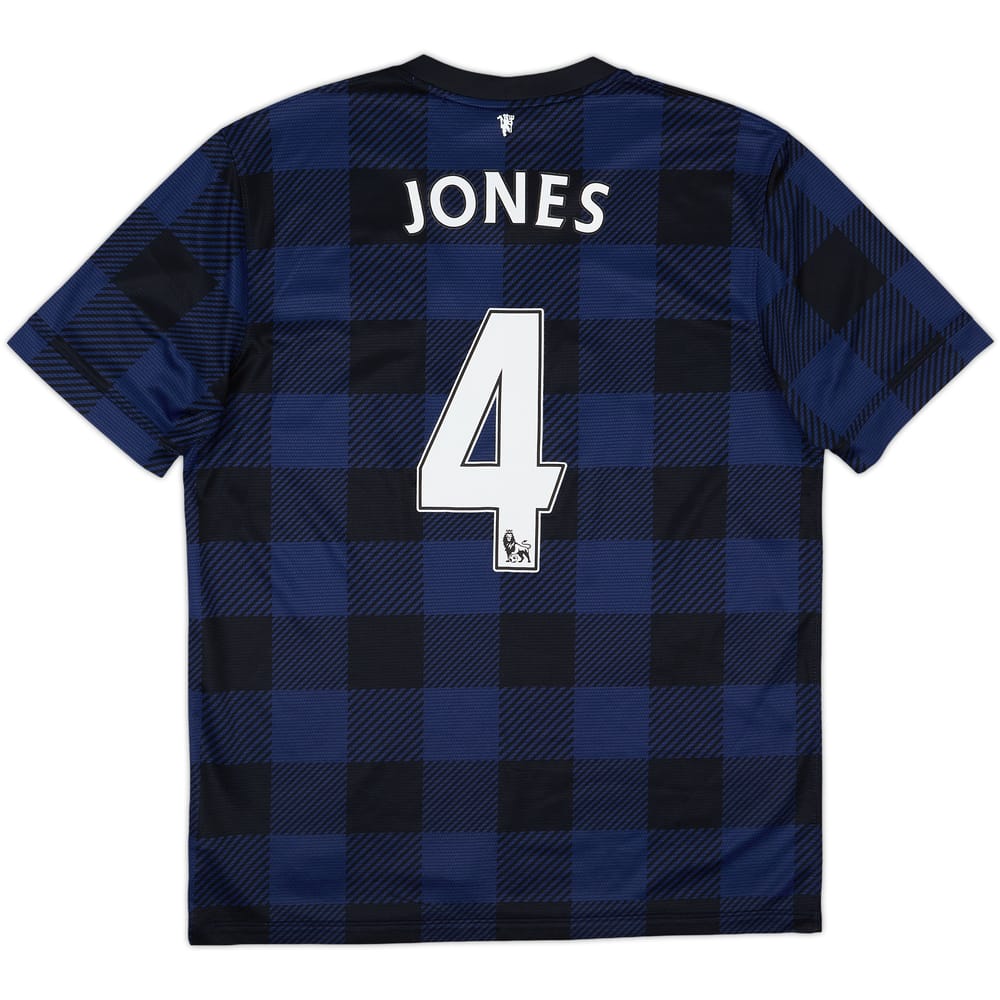 2013-14 Manchester United Away Shirt Jones #4 - 6/10 - (L)