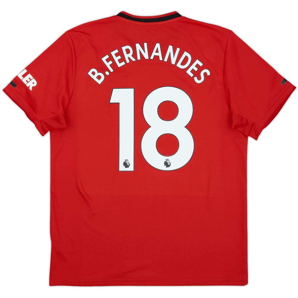 2019-20 Manchester United Home Shirt B.Fernandes #18 - 5/10 - (L)