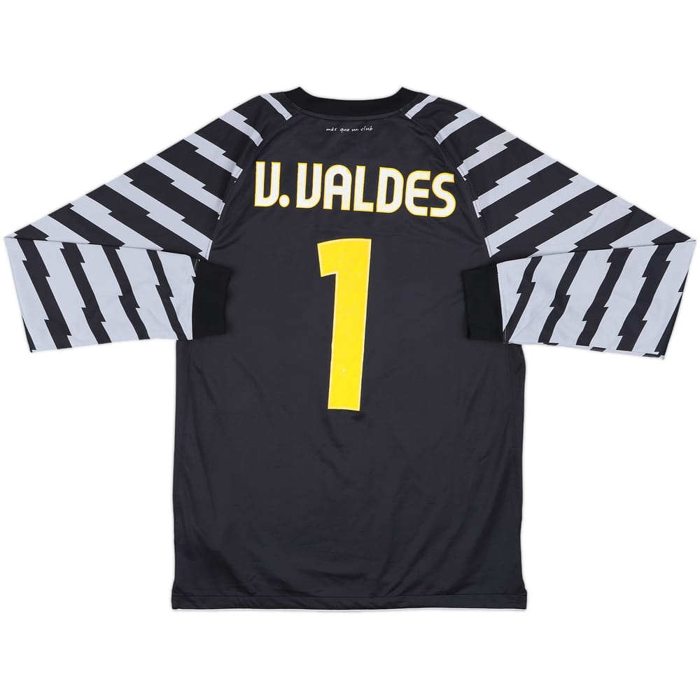 2010-11 Barcelona GK Shirt V.Valdes #1- 5/10 - (M)