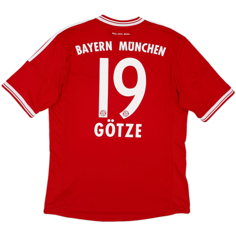 2013-14 Bayern Munich Home Shirt Gotze #19 - 7/10 - (L)