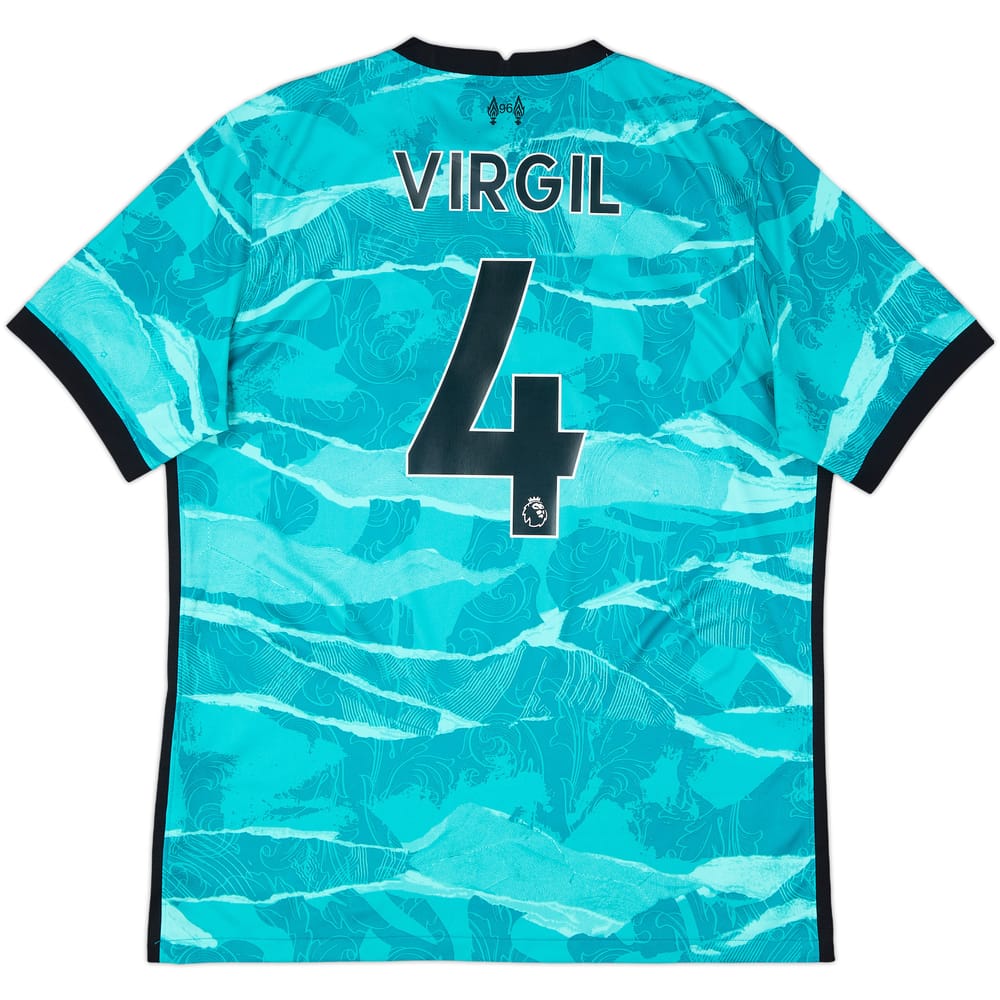 2020-21 Liverpool Away Shirt Virgil #4 - 10/10 - (L)