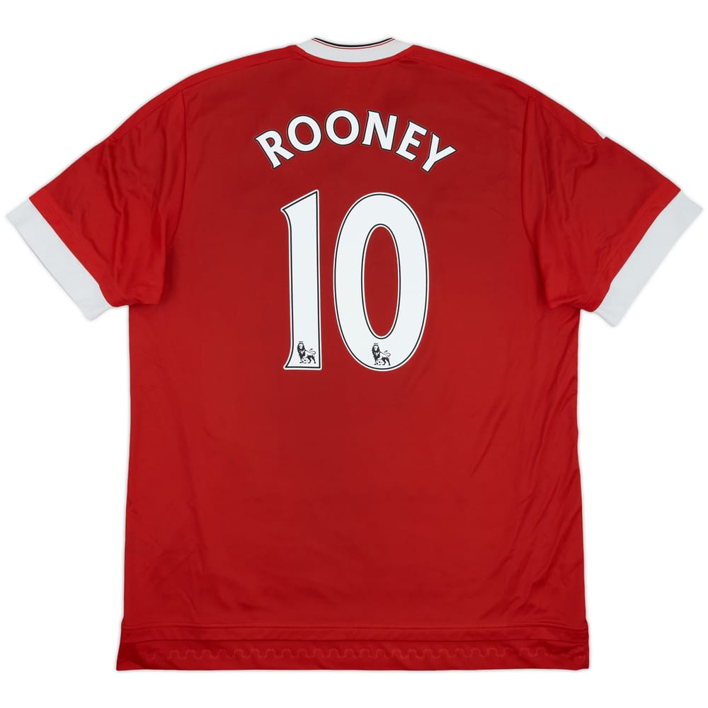 2015-16 Manchester United Home Shirt Rooney #10 - 5/10 - (XL)