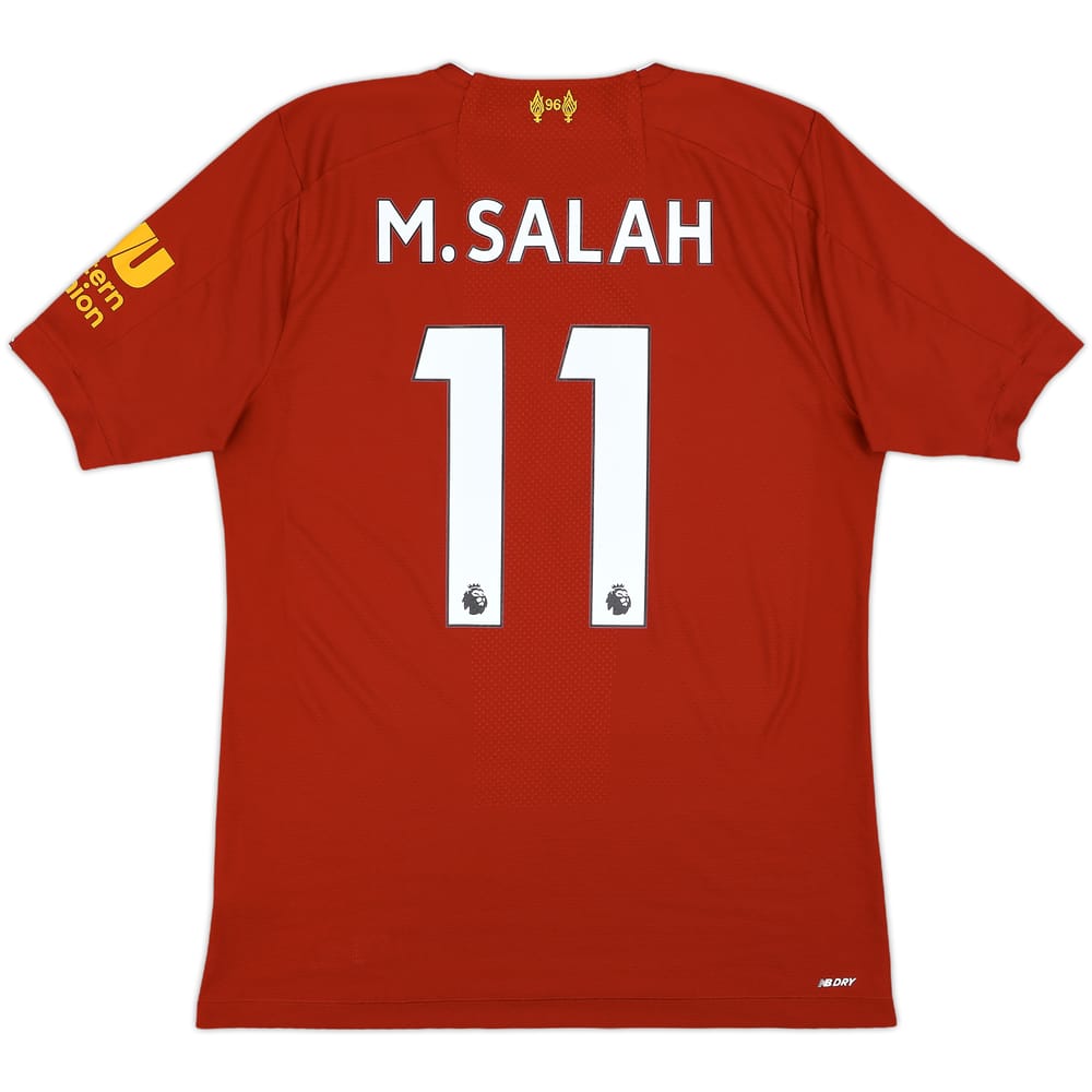2019-20 Liverpool Authentic Home Shirt Salah #11 - 8/10 - (L)