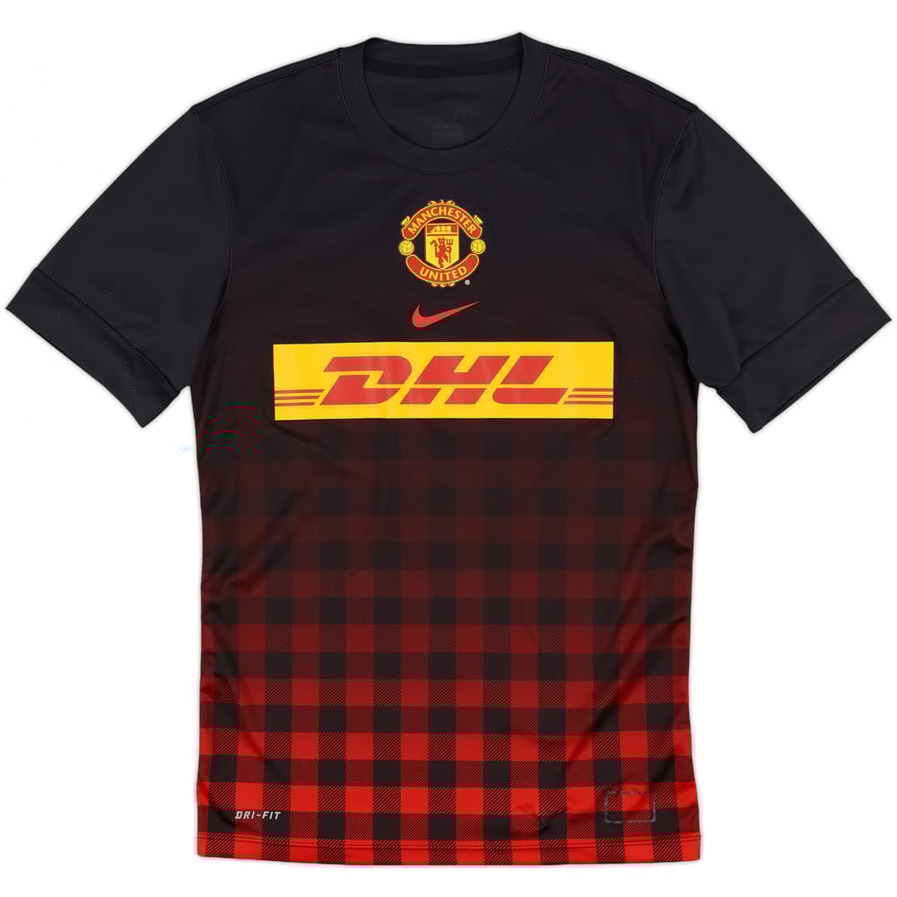 2013-14 Manchester United Nike Training Shirt - 8/10 - (S)