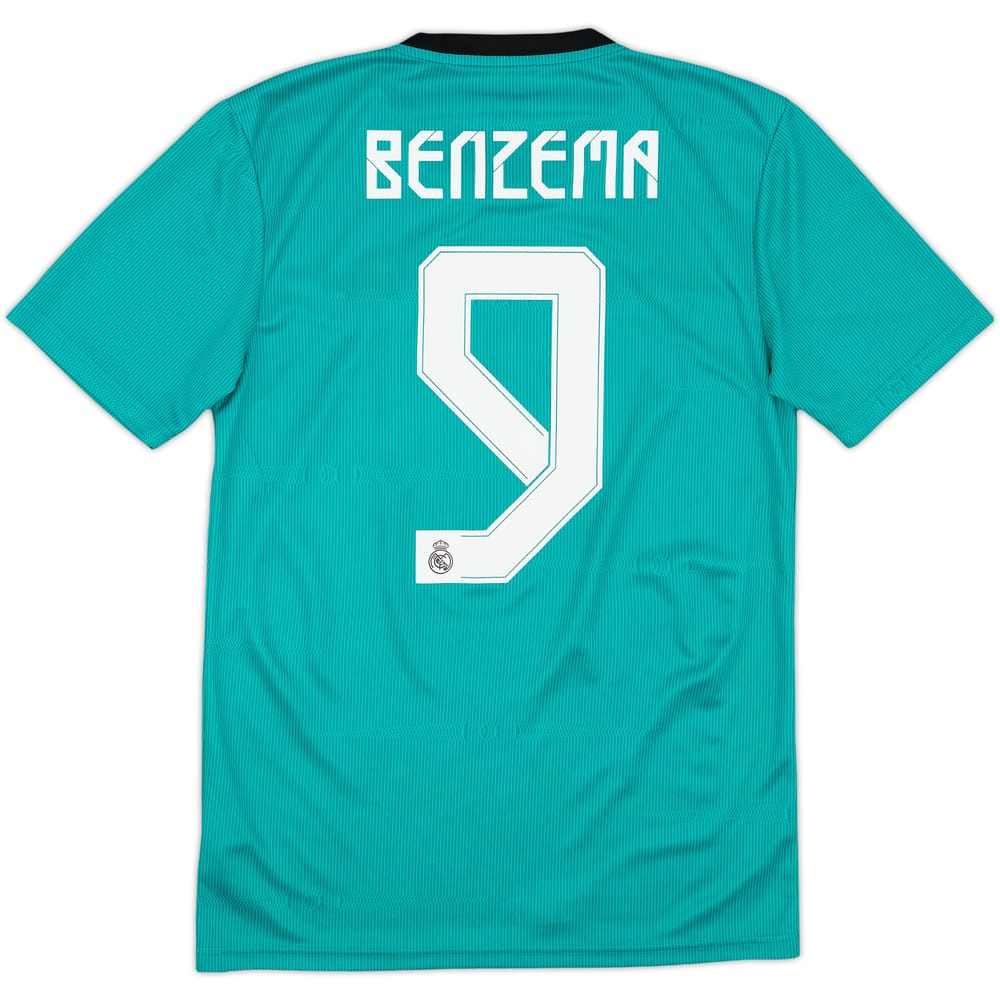 2021-22 Real Madrid Third Shirt Benzema #9 - 9/10 - (S)