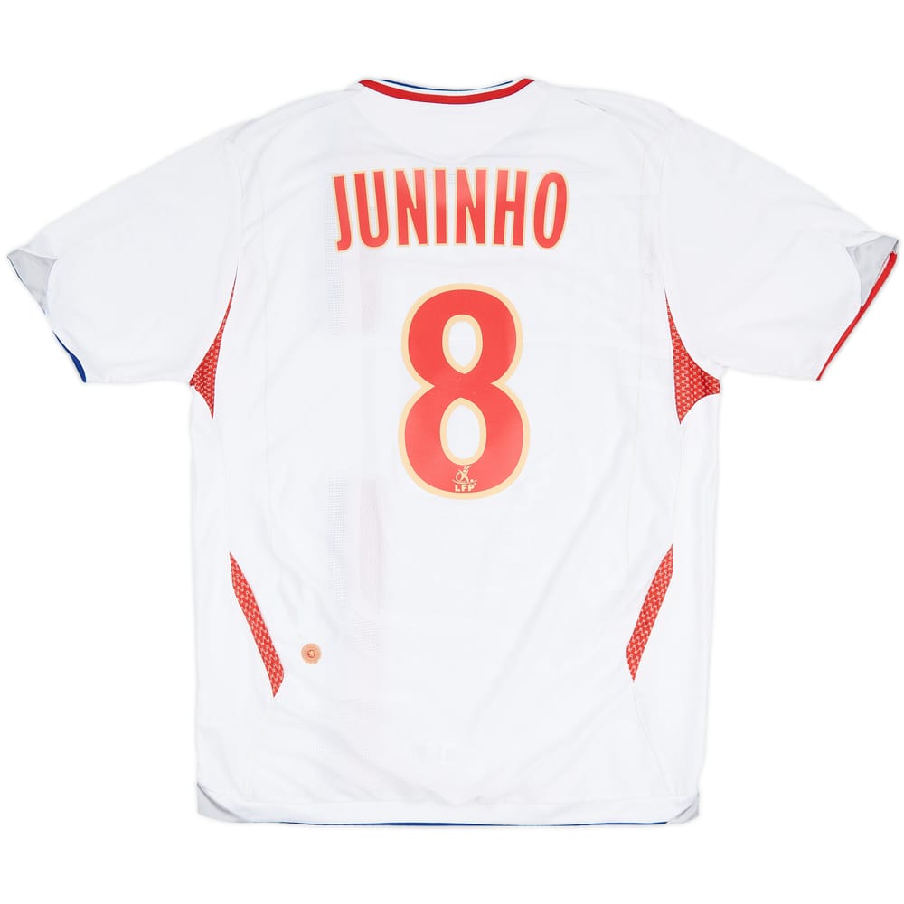 2008-09 Lyon Home Shirt Juninho #8 - 6/10 - (M)
