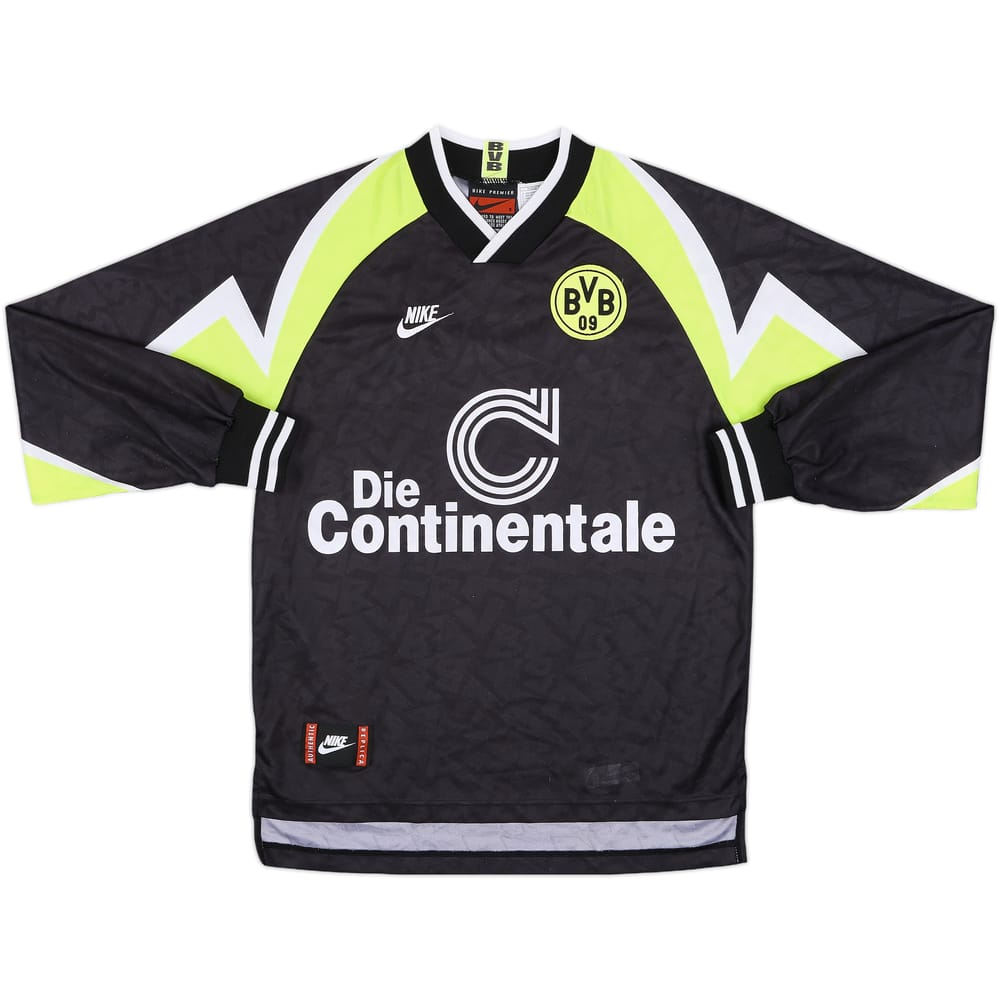 1995-96 Borussia Dortmund Away L/S Shirt - 9/10 - (S)