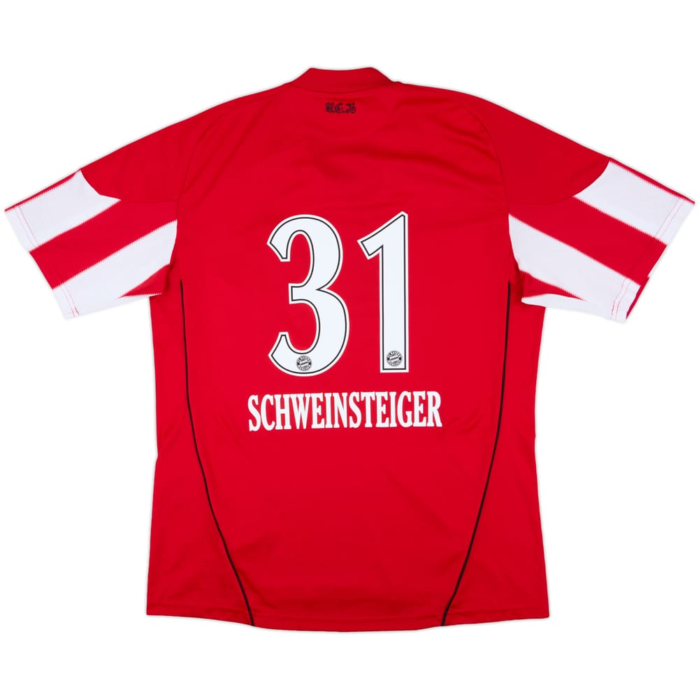 2010-11 Bayern Munich Home Shirt Schweinsteiger #31 - 4/10 - (L)