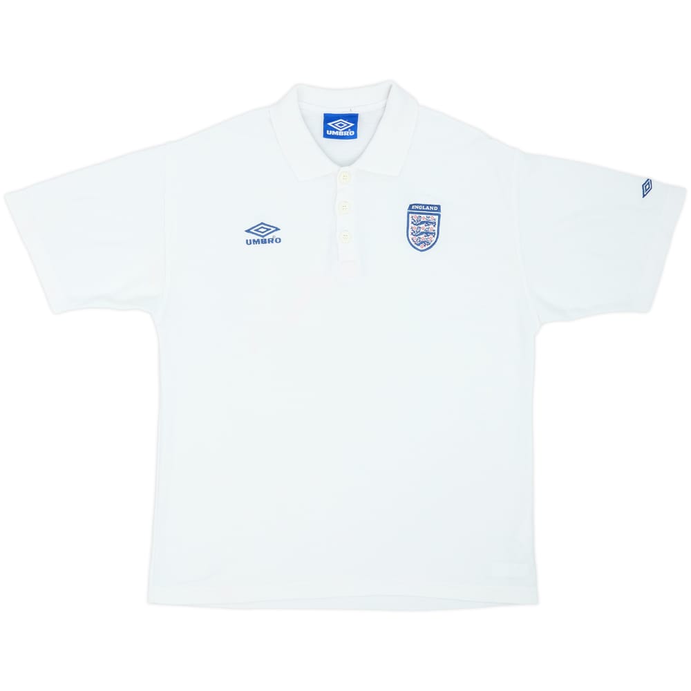 1998-00 England Umbro Polo Shirt - 6/10 - (L)