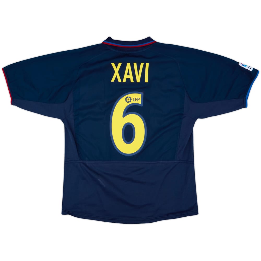 2002-03 Barcelona Away Shirt Xavi #6 - 6/10 - (L)