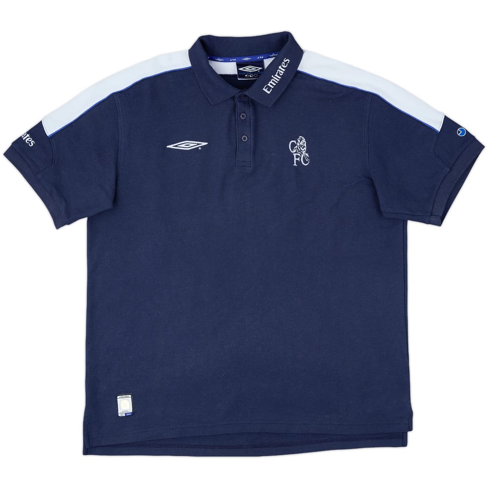 2001-02 Chelsea Umbro Polo Shirt - 4/10 - (XL)
