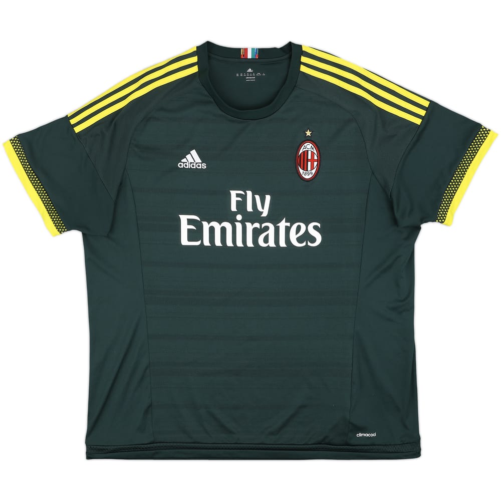 2015-16 AC Milan Third Shirt - 9/10 - (XXL)