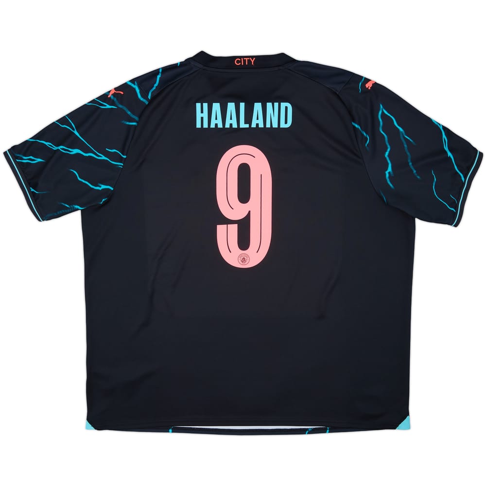 2023-24 Manchester City Third Shirt Haaland #9 - 8/10 - (3XL)