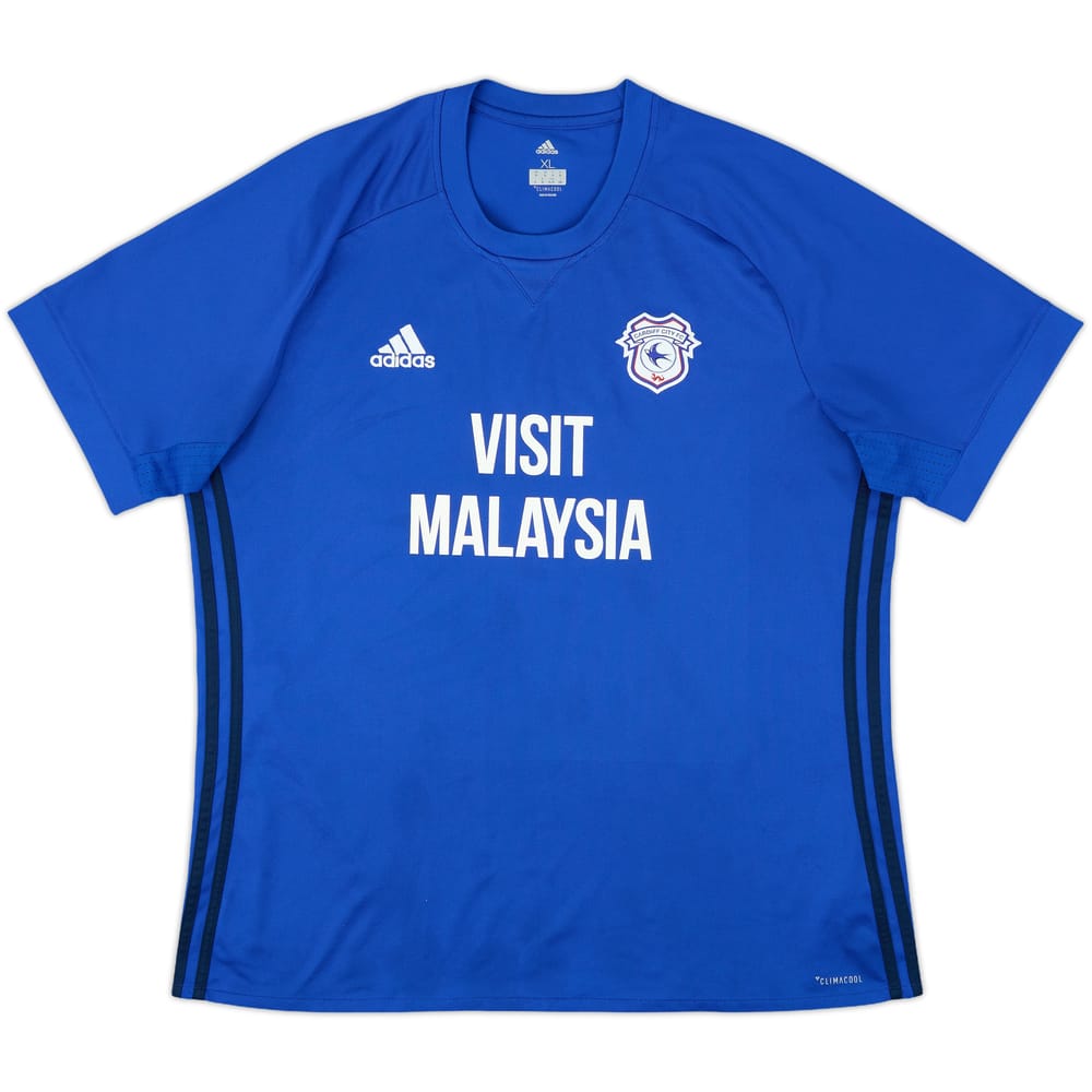 2017-18 Cardiff City Home Shirt - 9/10 - (XL)