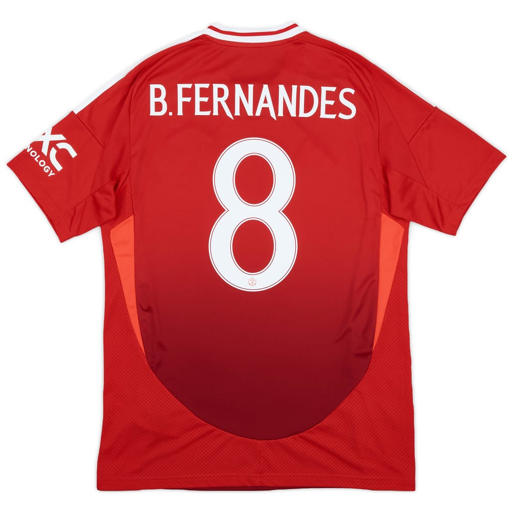 2024-25 Manchester United Home Shirt B.Fernandes #8 - 10/10 - (M)