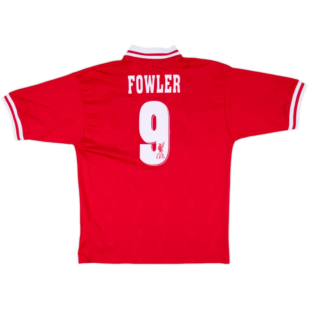 1996-98 Liverpool Home Shirt Fowler #9 - 9/10 - (L)
