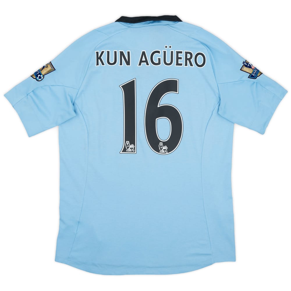 2012-13 Manchester City Home Shirt Kun Aguero #16 - 8/10 - (M)