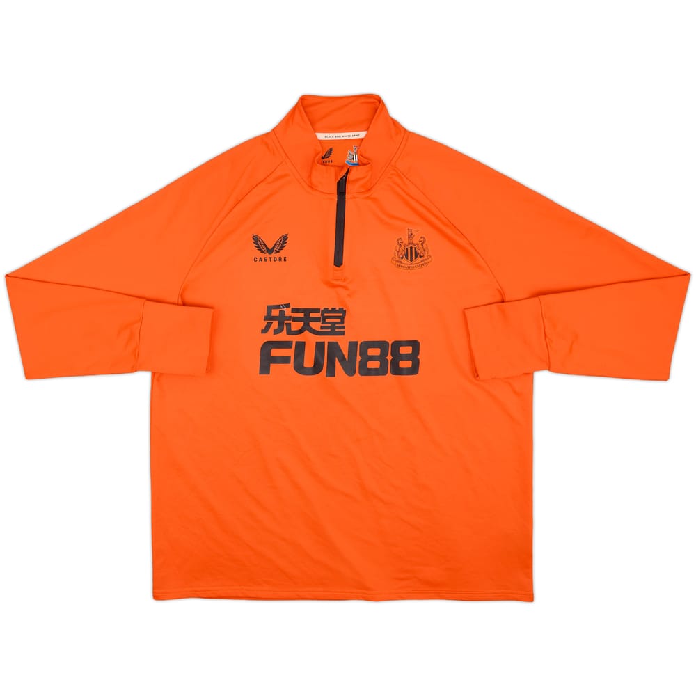 2021-22 Newcastle United Castore 1/4 Zip Training Top - 7/10 - (XXL)