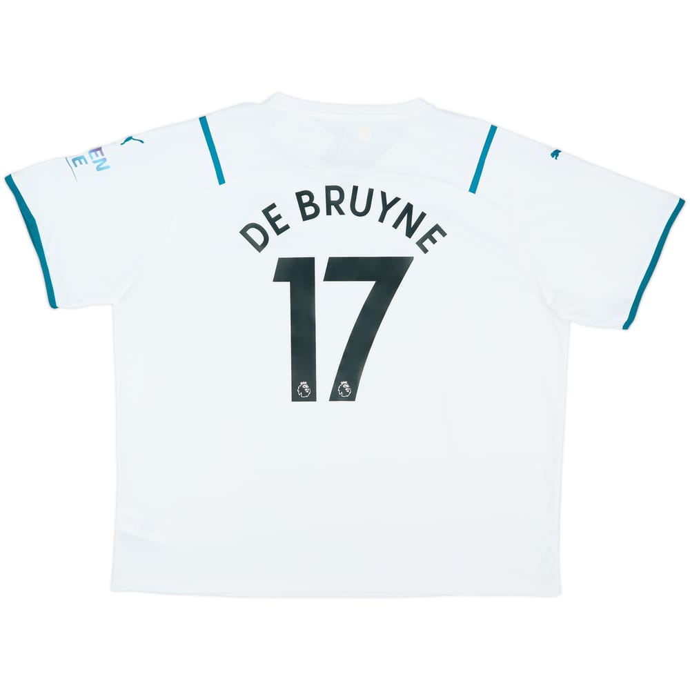2021-22 Manchester City Away Shirt De Bruyne #17 (3XL)