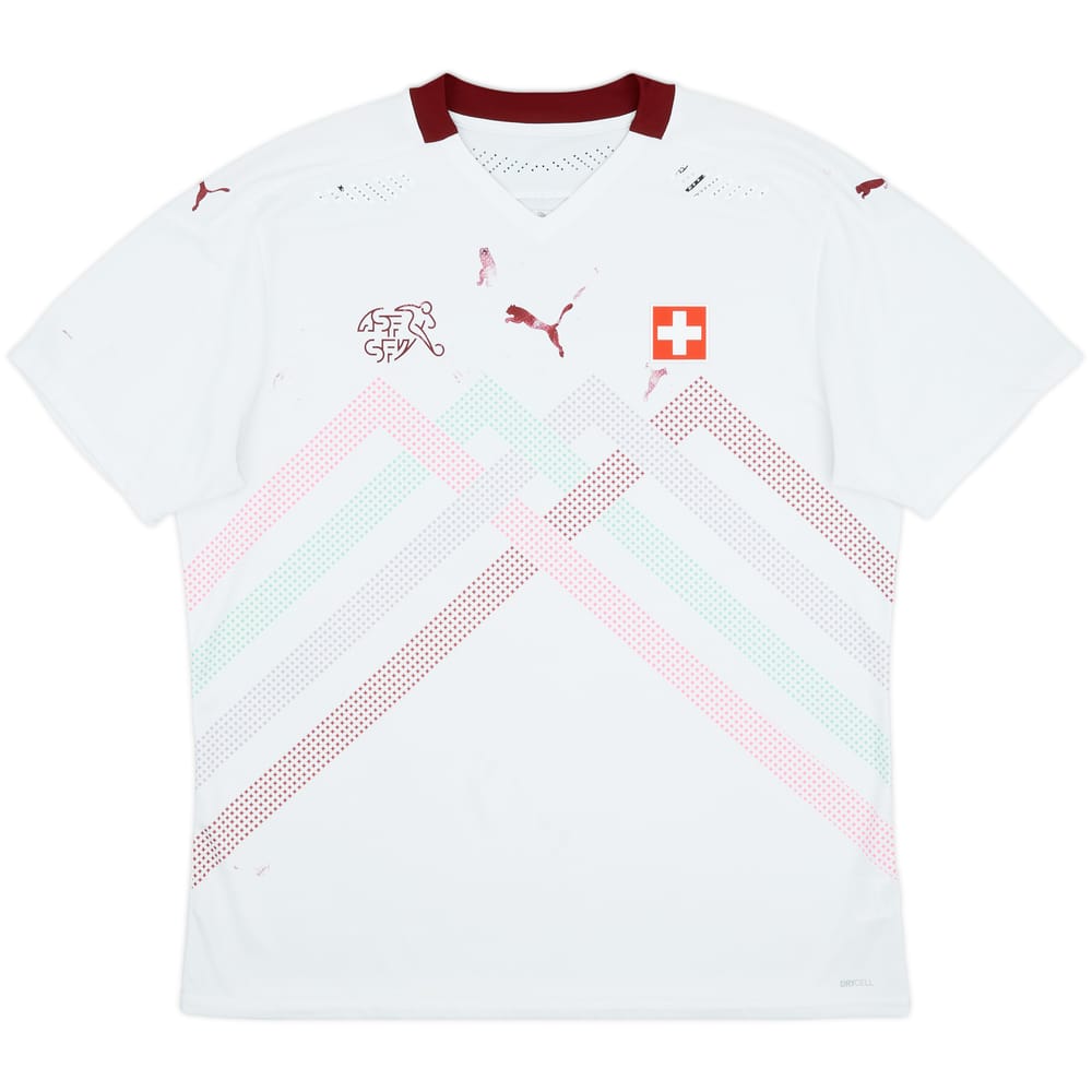 2020-21 Switzerland Away Shirt - 4/10 - (XXL)