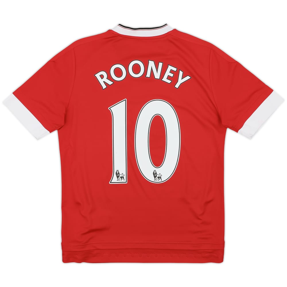 2015-16 Manchester United Home Shirt Rooney #10 - 7/10 - (L.Boys)
