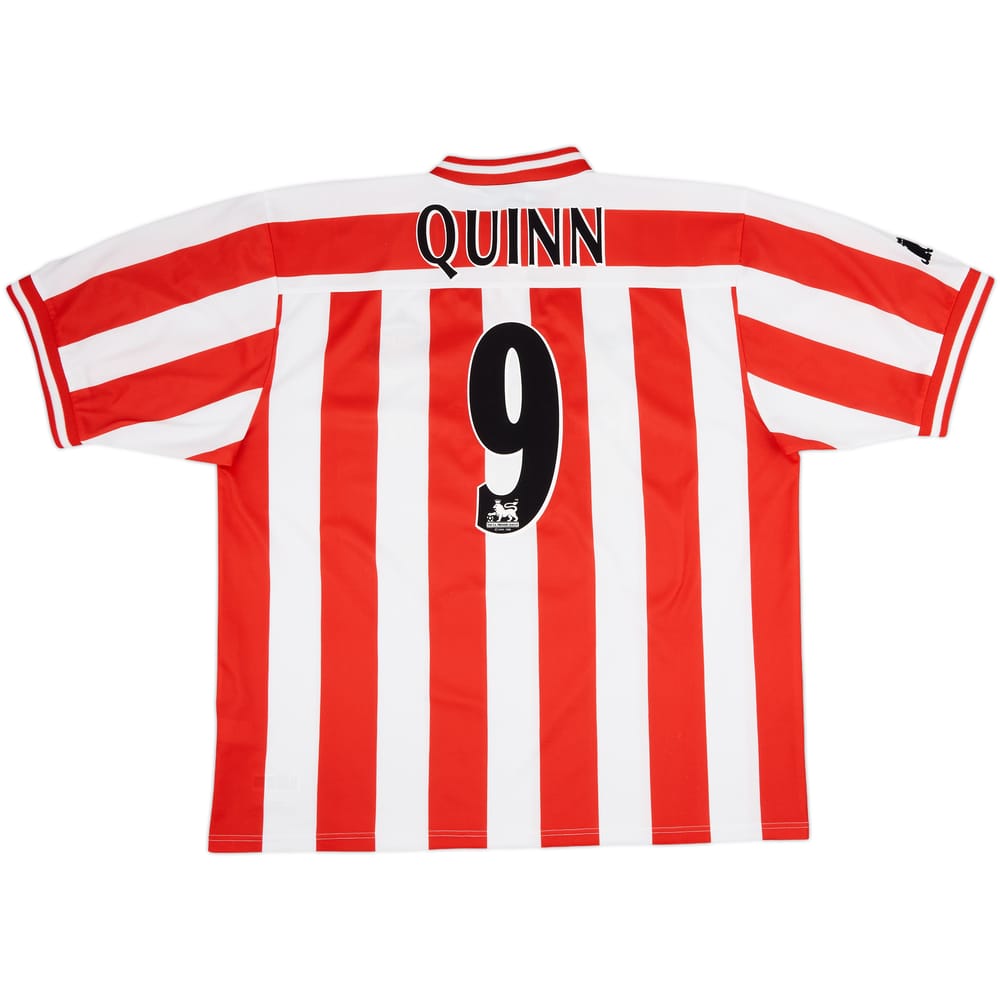 1999-00 Sunderland Home Shirt Quinn #9 - 7/10 - (XXL)