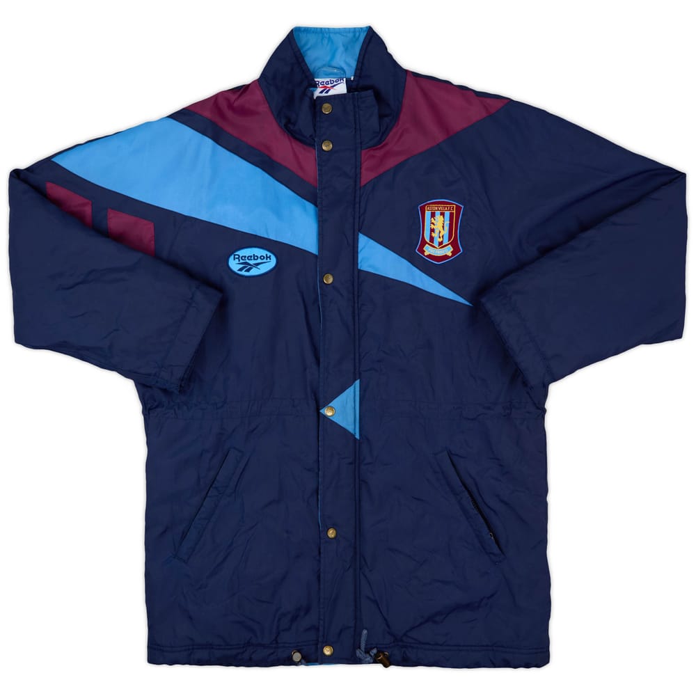 1995-97 Aston Villa Reebok Padded Bench Coat - 6/10 - (M)
