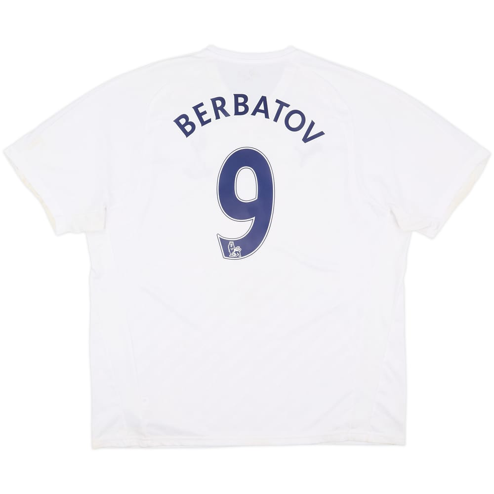 2007-08 Tottenham Home Shirt Berbatov #9 - 7/10 - (3XL)