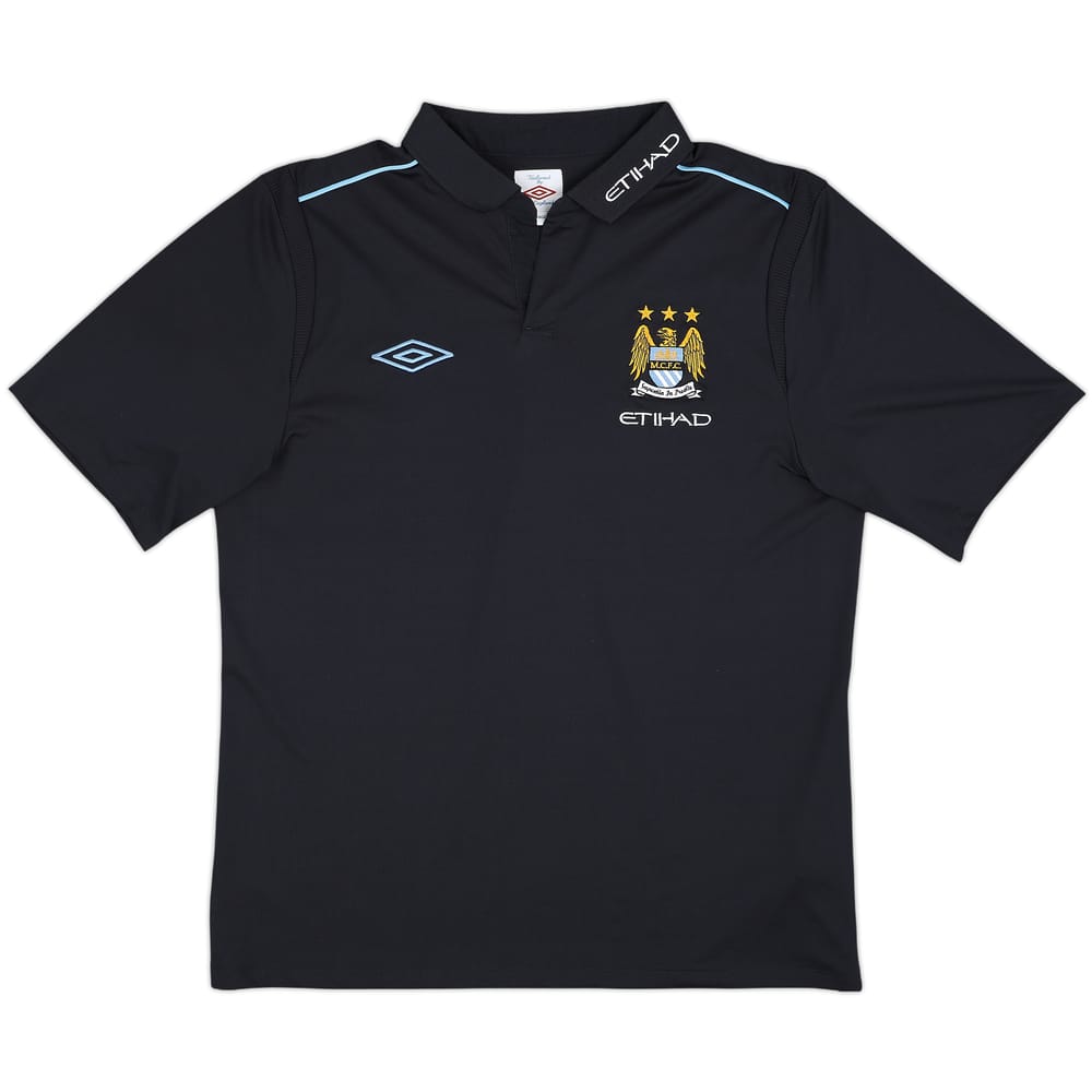 2011-12 Manchester City Umbro Polo Shirt - 9/10 - (L)