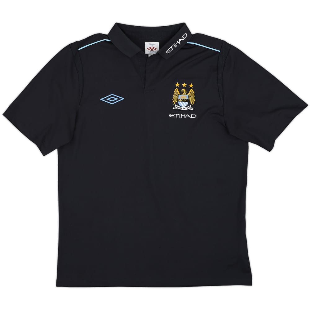 2011-12 Manchester City Umbro Polo Shirt - 9/10 - (L)