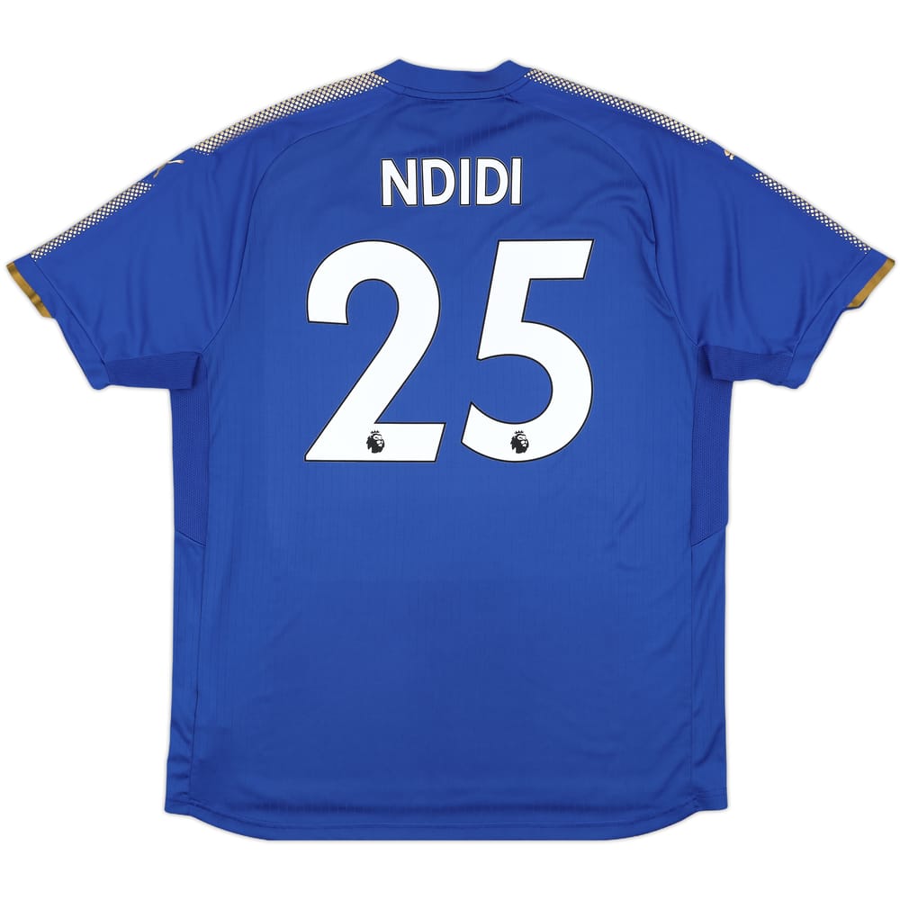 2017-18 Leicester Home Shirt Ndidi #25 - 7/10 - (XXL)