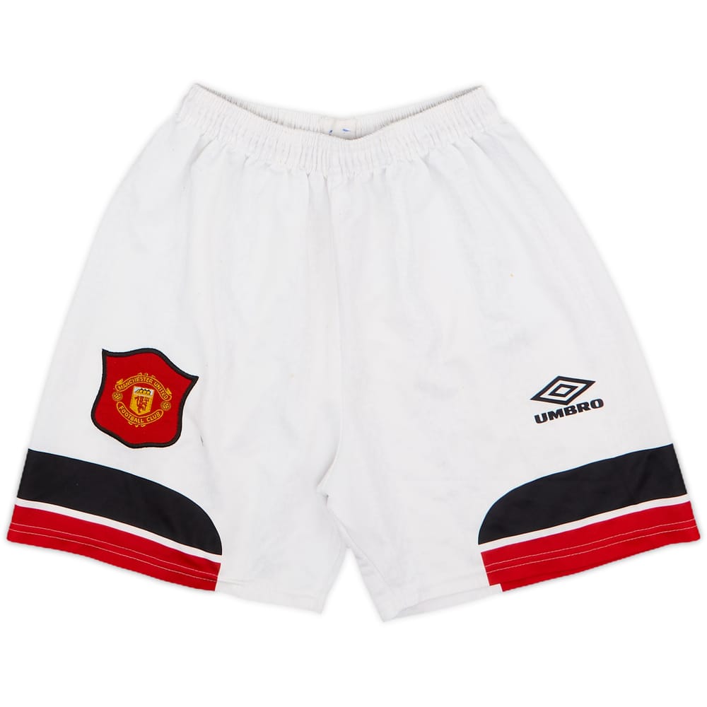 1994-96 Manchester United Home Shorts - 7/10 - (7-8 Years)