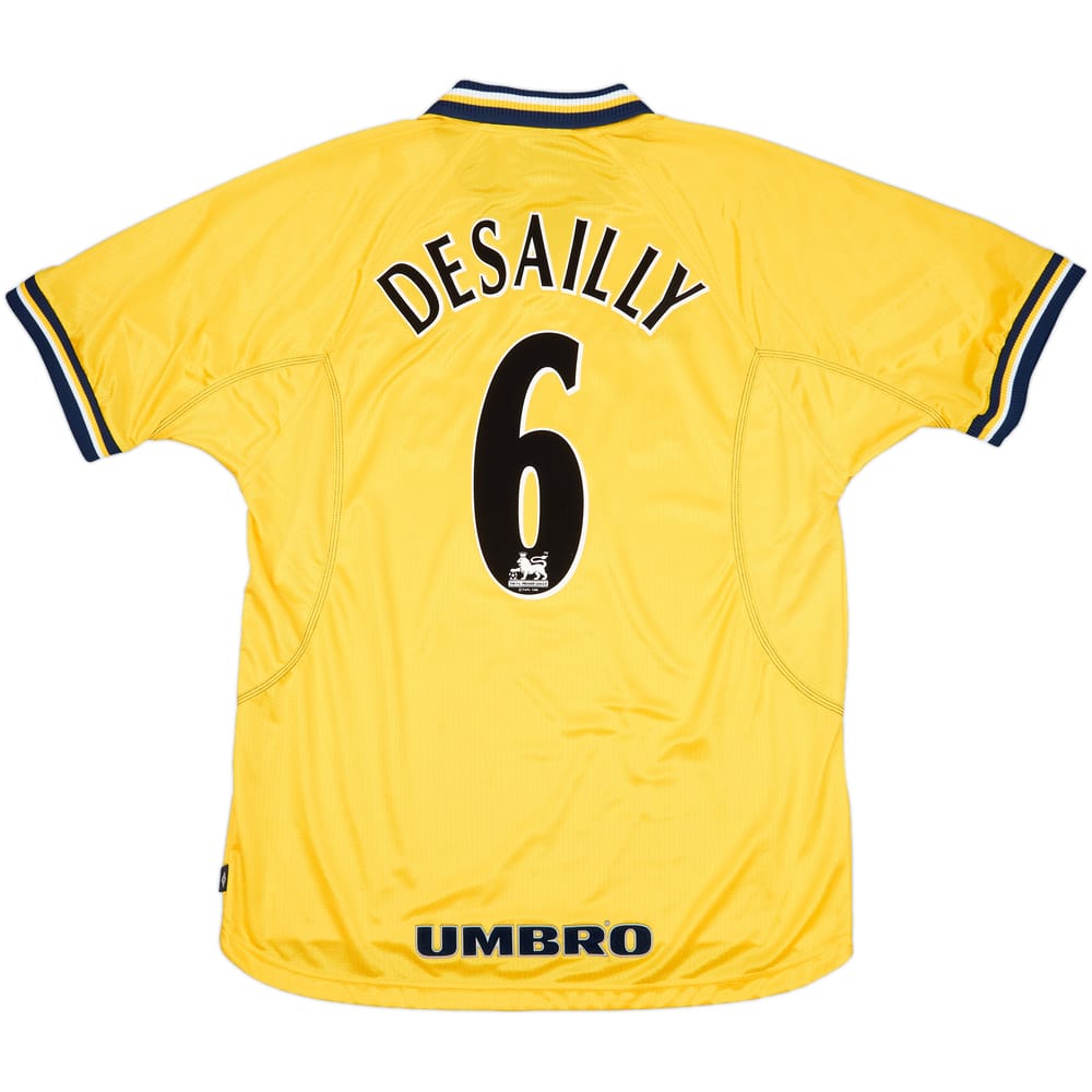 1998-00 Chelsea Third Shirt Desailly #6 - 8/10 - (XL)