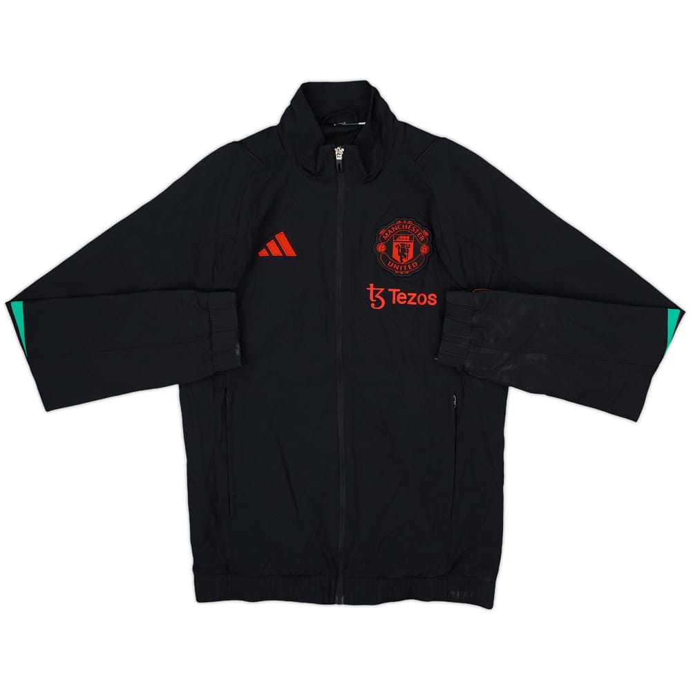 2023-24 Manchester United adidas Hooded Rain Jacket - 8/10 - (XS)