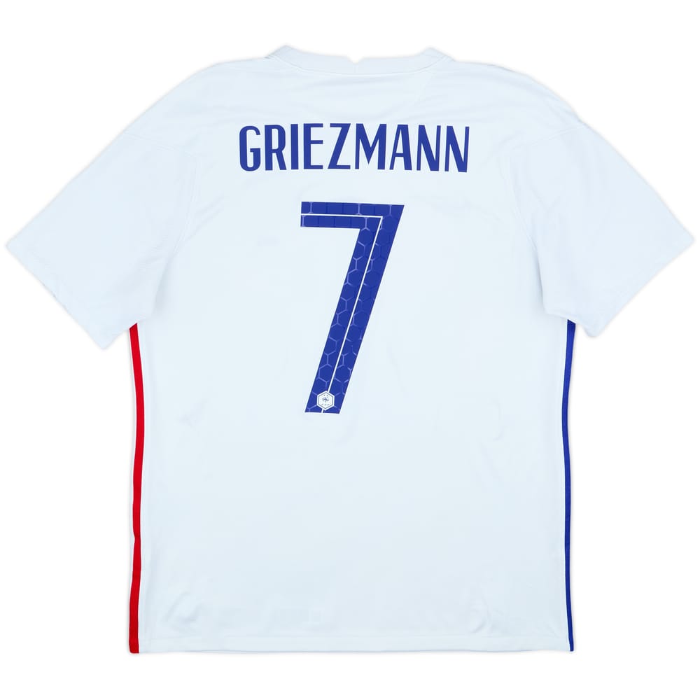 2020-21 France Away Shirt Griezmann #7 - 6/10 - (L)