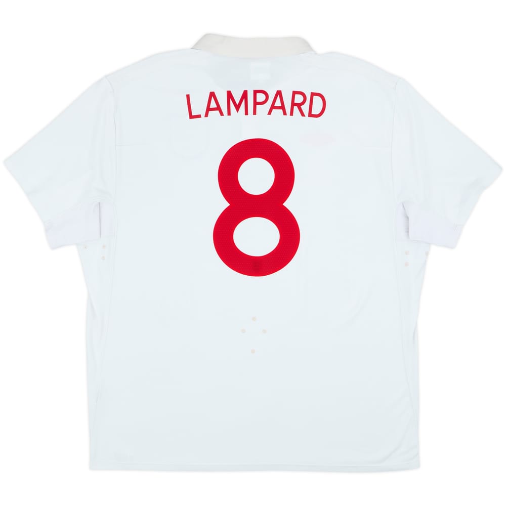 2009-10 England Home Shirt Lampard #8 - 6/10 - (3XL)