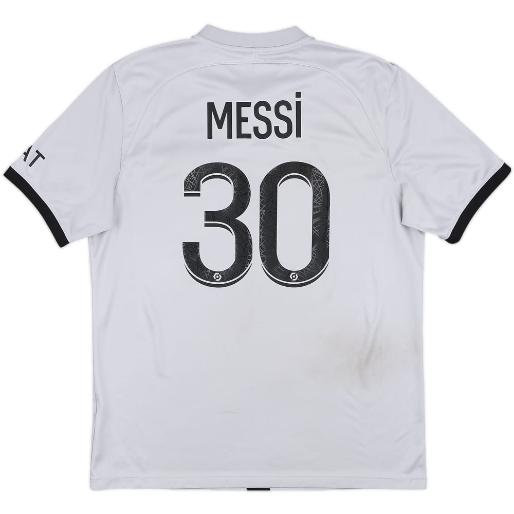 2022-23 Paris Saint-Germain Away Shirt Messi #30 - 8/10 - (L)