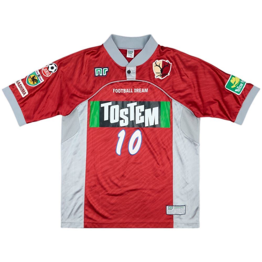 1998 Kashima Antlers Match Issue Emperor's Cup Home Shirt #10
